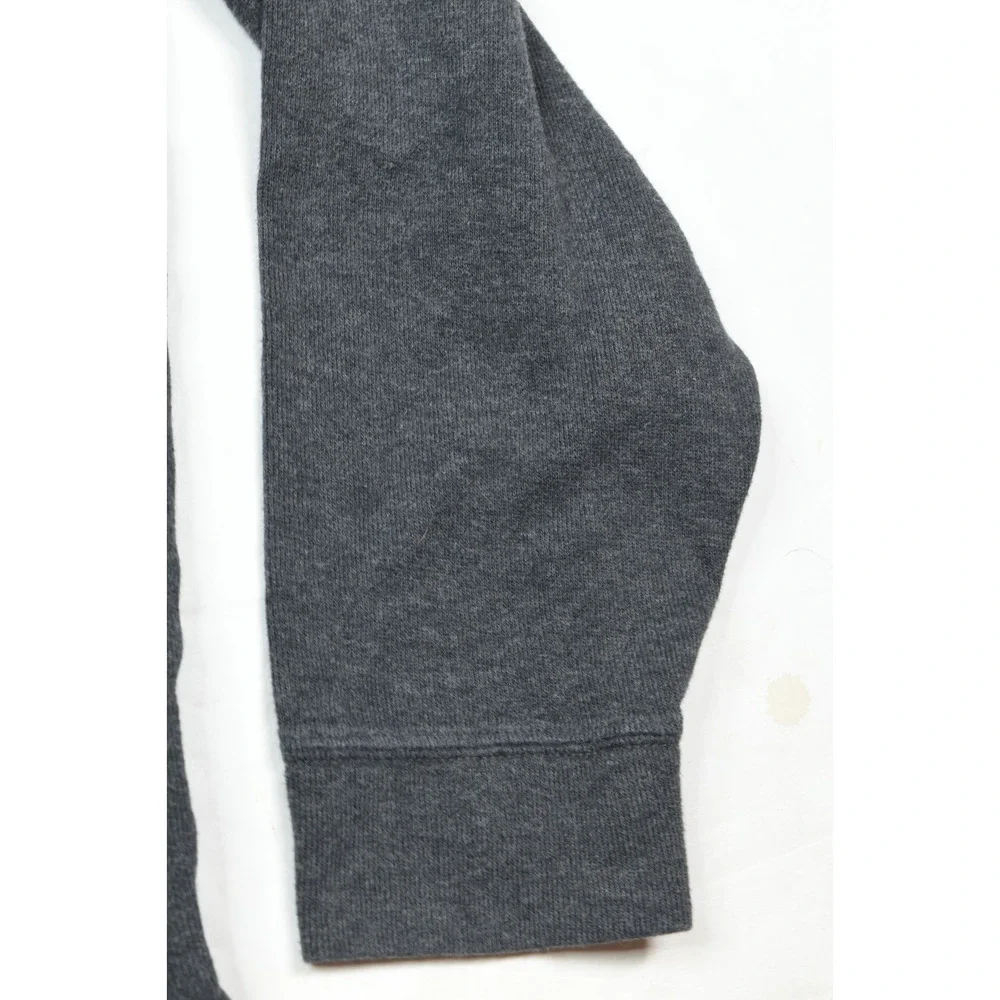 Polo Ralph Lauren 1/4 Zip Sweater Mens Large Gray Estate Rib Long Sleeve Cotton